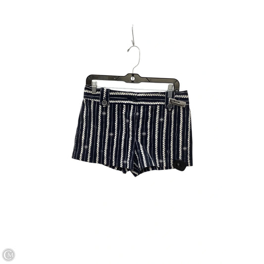 Shorts Designer By Tory Burch In Brown & Cream, Size: 4
