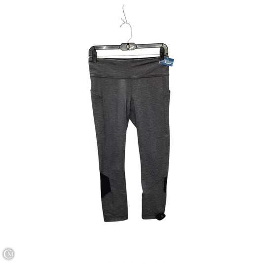 Athletic Leggings Capris By Lululemon In Grey, Size: 6