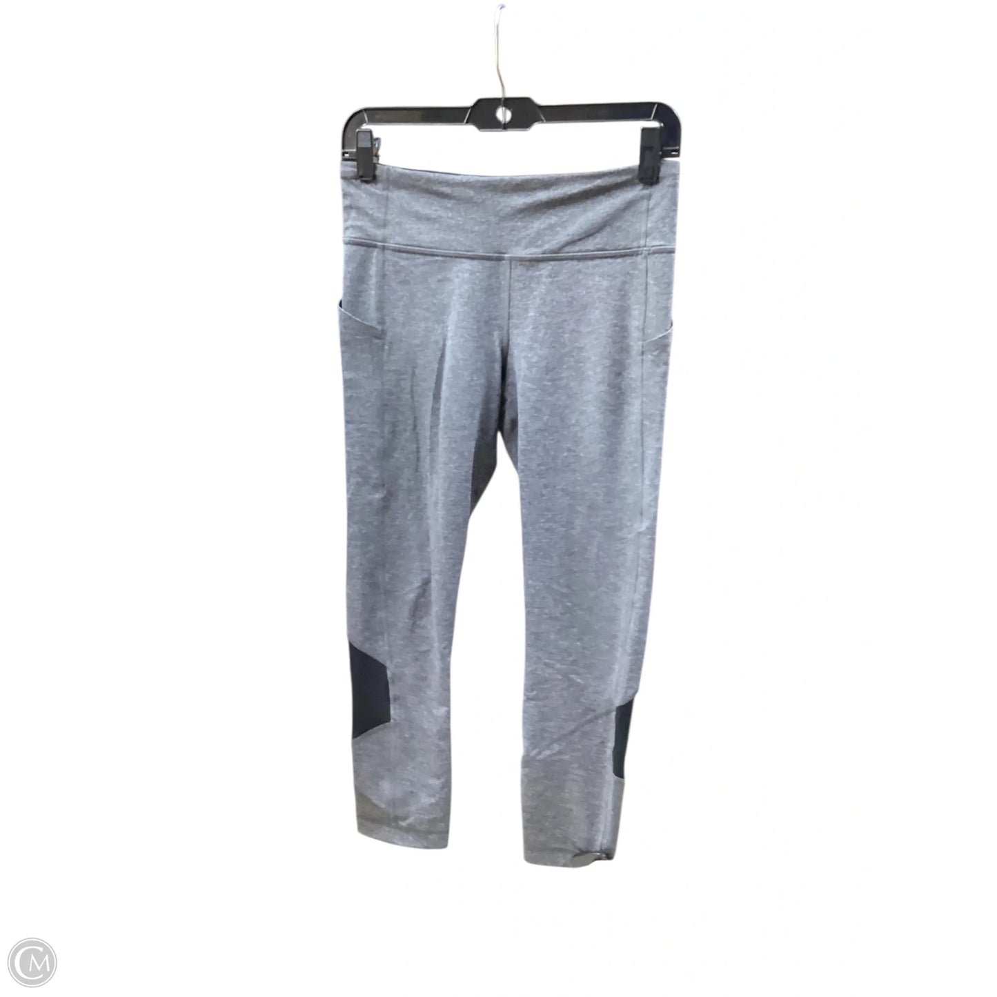 Athletic Leggings Capris By Lululemon In Grey, Size: 6
