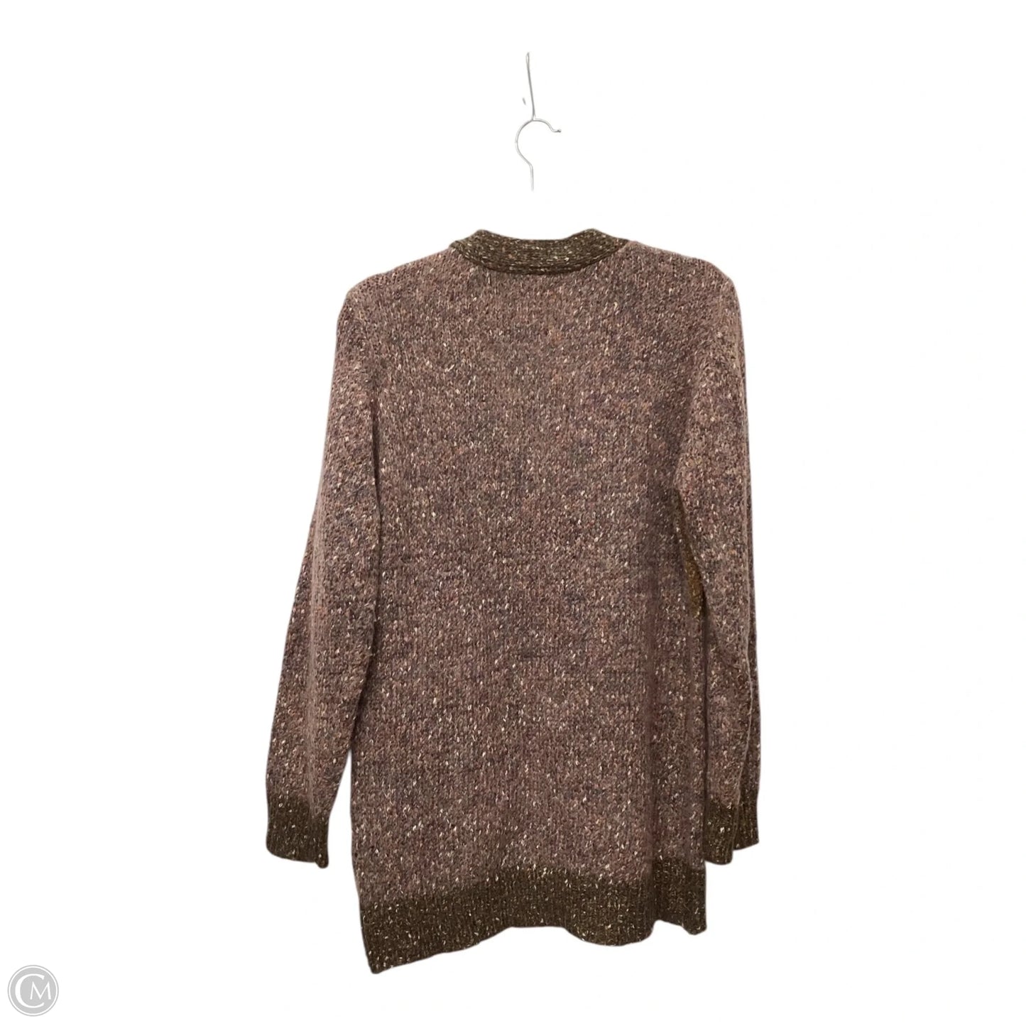 Cardigan By Peach Love Cream California In Brown & Purple, Size: L