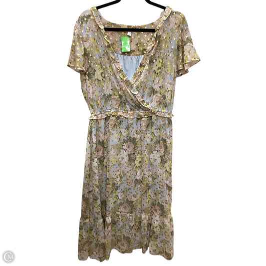 Dress Casual Maxi By Lc Lauren Conrad In Multi-colored, Size: L