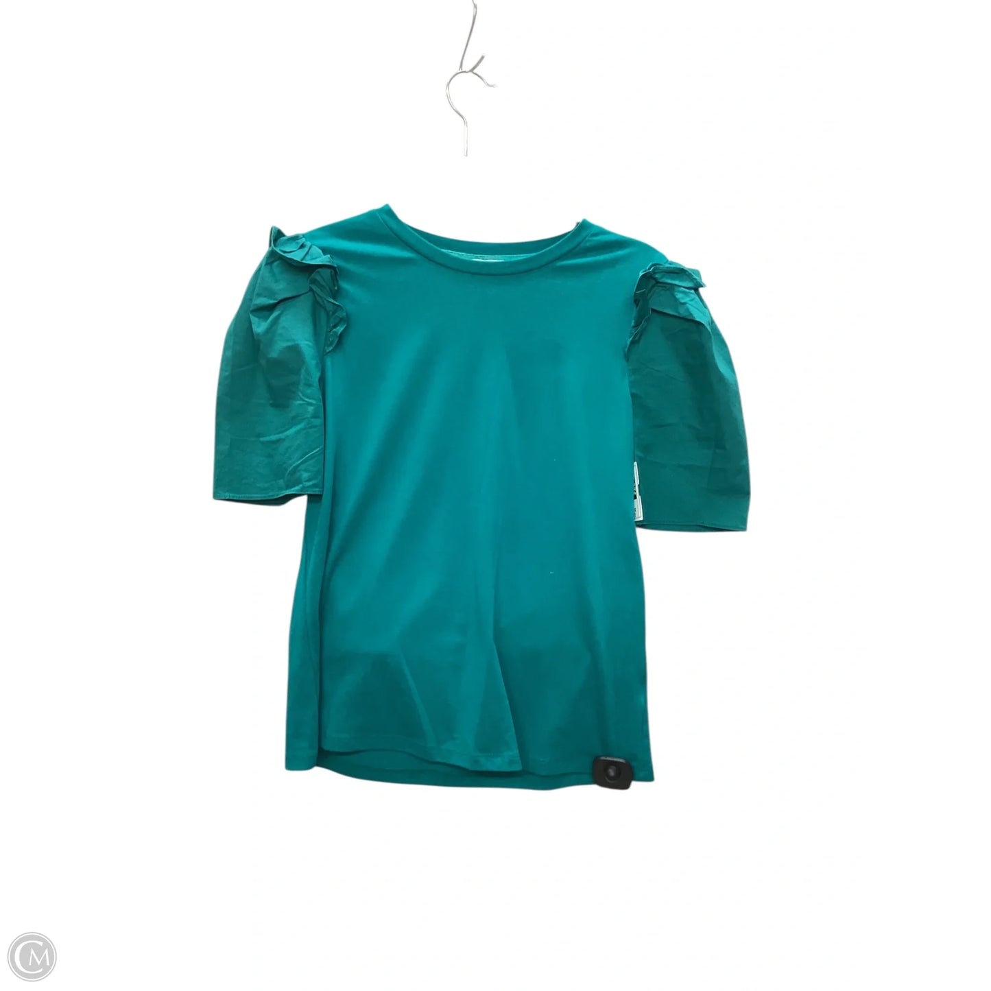 Blouse Short Sleeve By English Factory In Teal, Size: Xs