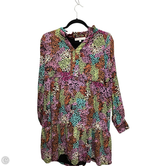 Dress Casual Midi By Karlie In Multi-colored, Size: S