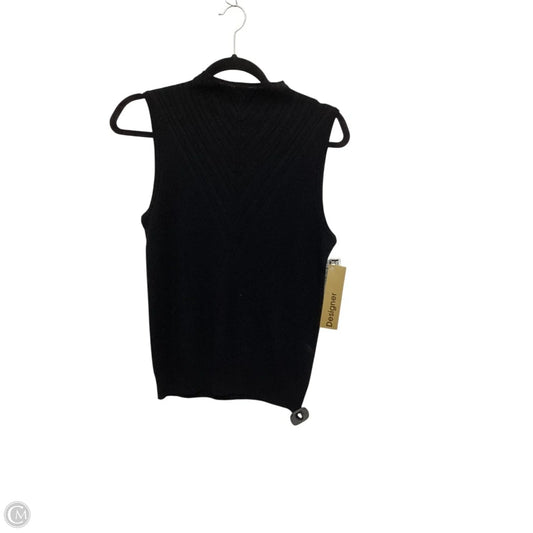 Vest Sweater By Elie Tahari In Black, Size: M