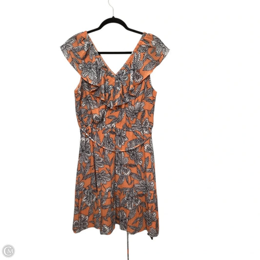 Dress Casual Midi By Loft In Orange, Size: M