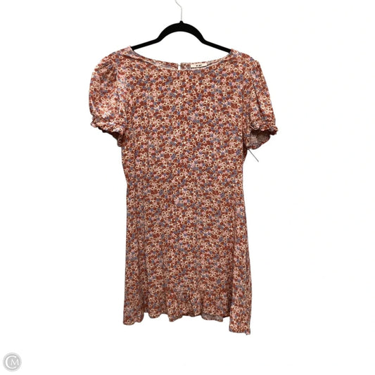 Dress Casual Short By Mi Ami In Floral Print, Size: Xl