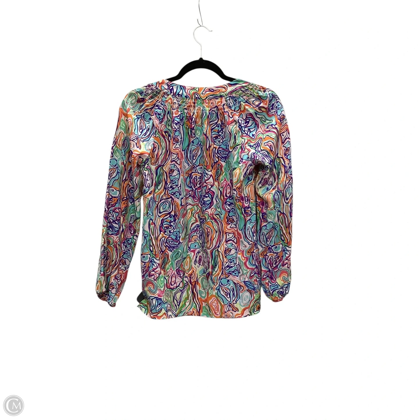 Blouse Designer By Lilly Pulitzer In Multi-colored, Size: Xs