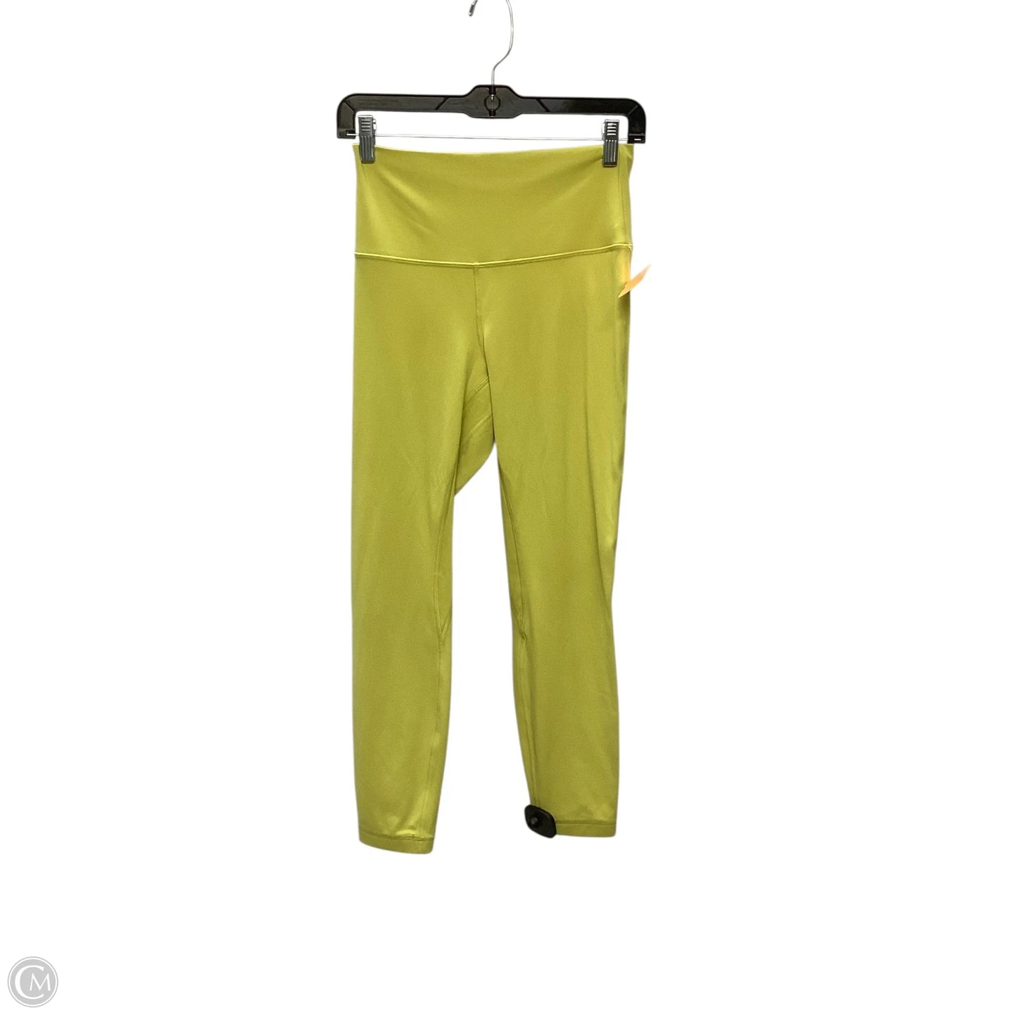 Athletic Leggings By Lululemon In Yellow, Size: 8