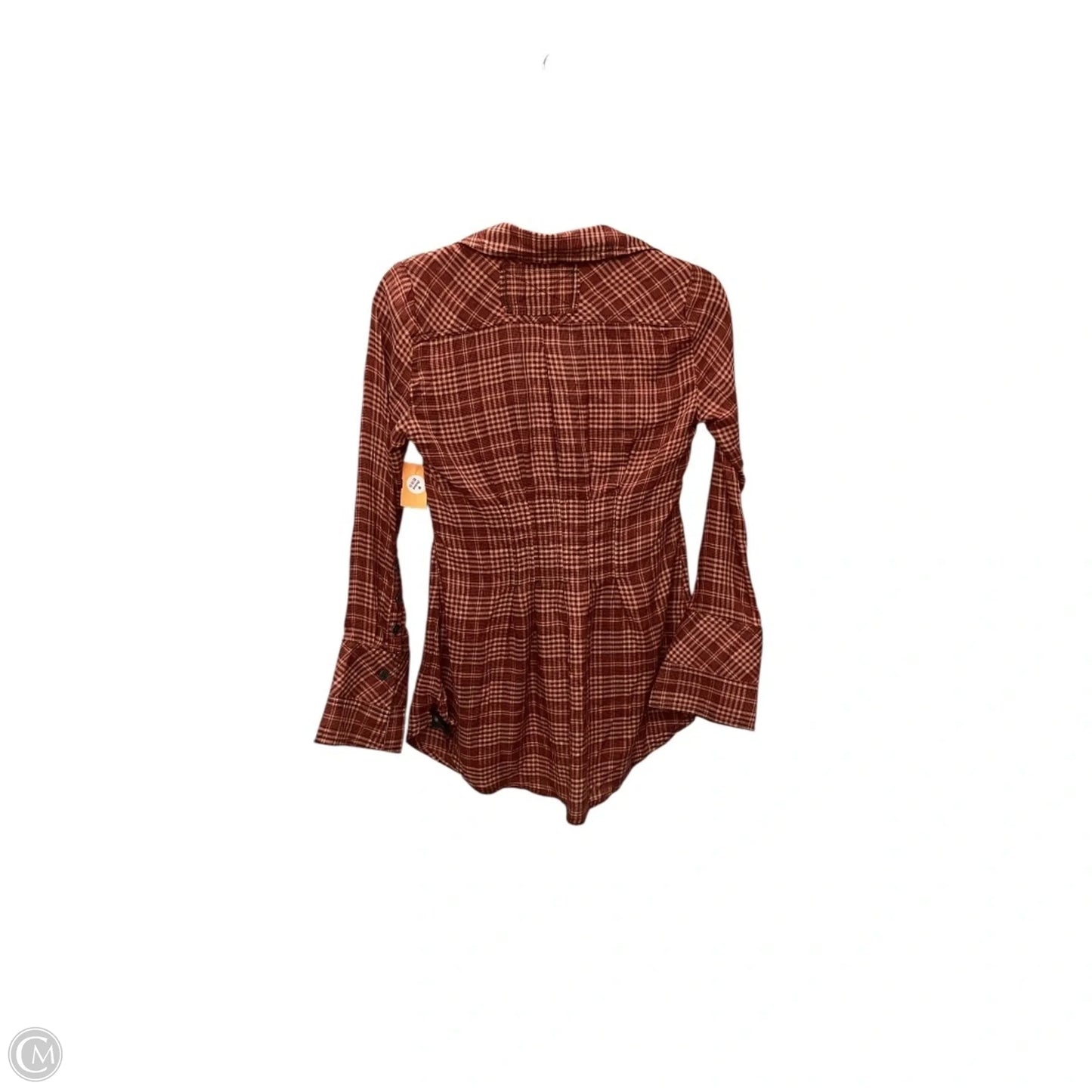 Blouse Long Sleeve By We The Free In Orange, Size: Xs