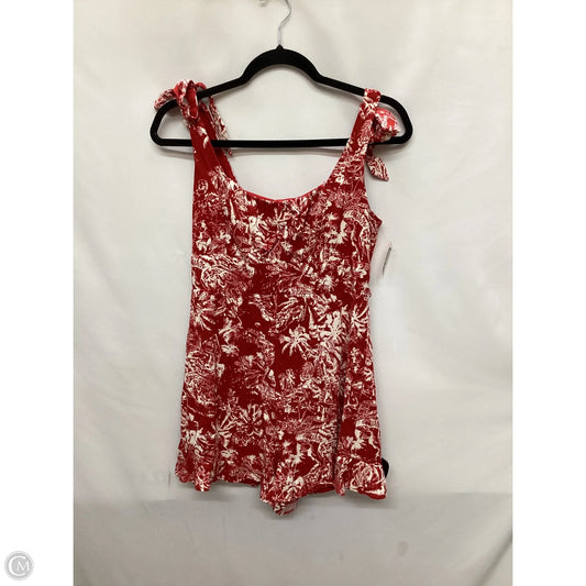 Romper By Inspired Hearts In Red, Size: M