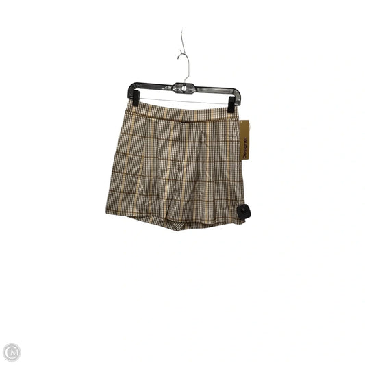 Designer Shorts By L Agence In Plaid Pattern, Size: 2