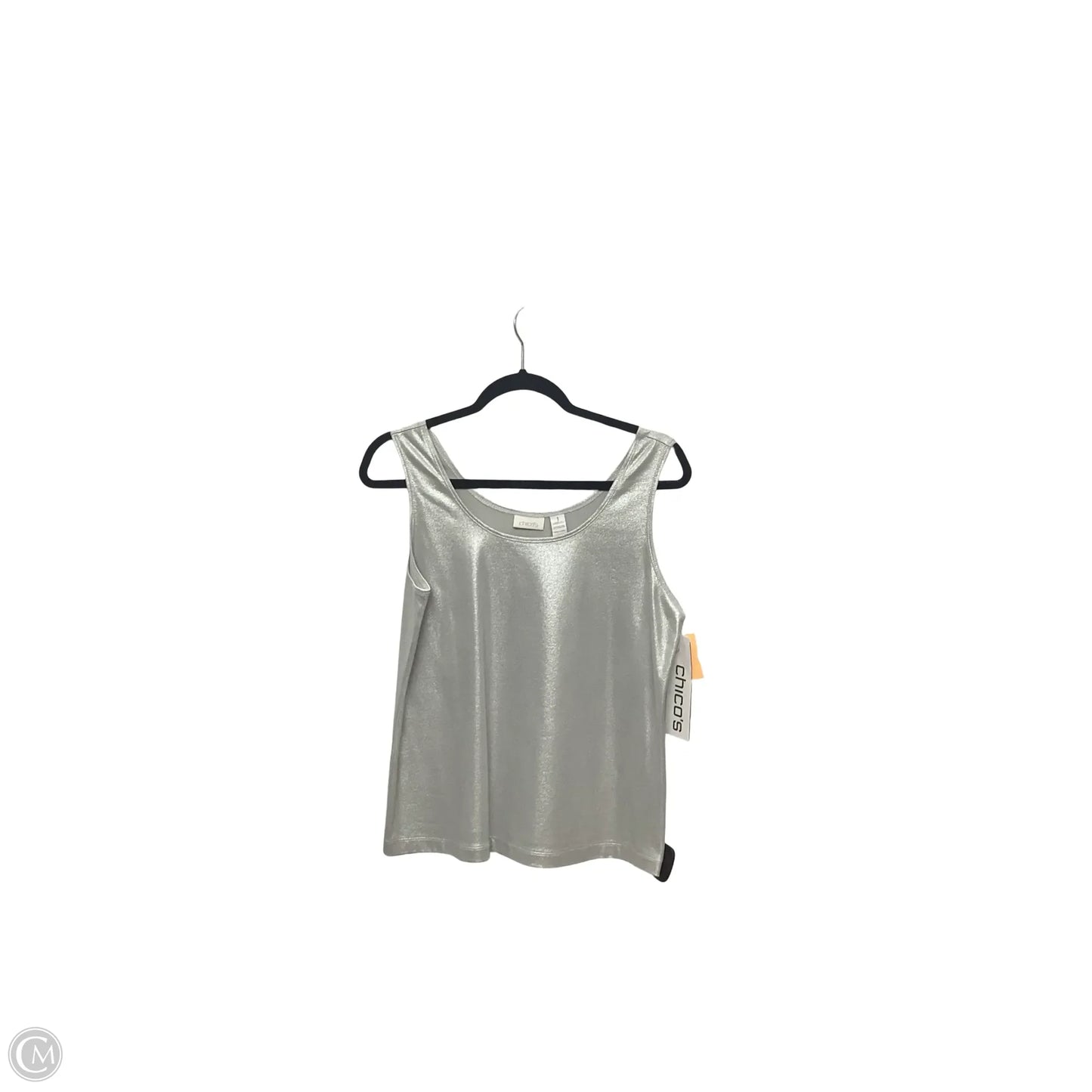Tank Top By Chicos In Silver, Size: M