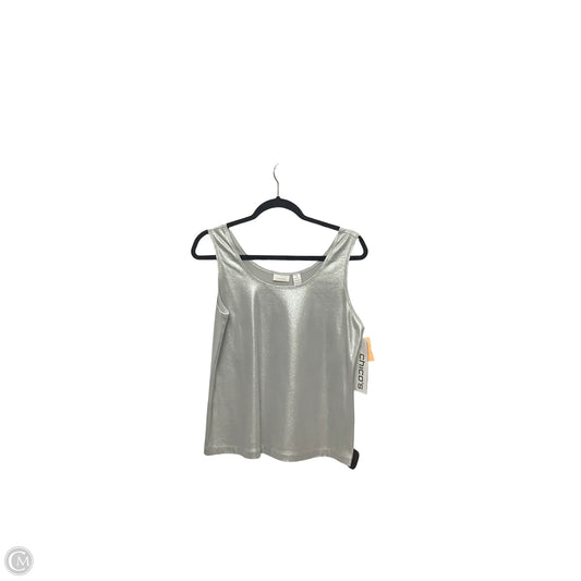 Tank Top By Chicos In Silver, Size: M