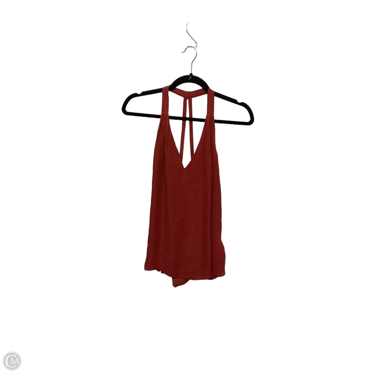 Designer Blouse Sleeveless By Haute Hippie In Red, Size: Xs