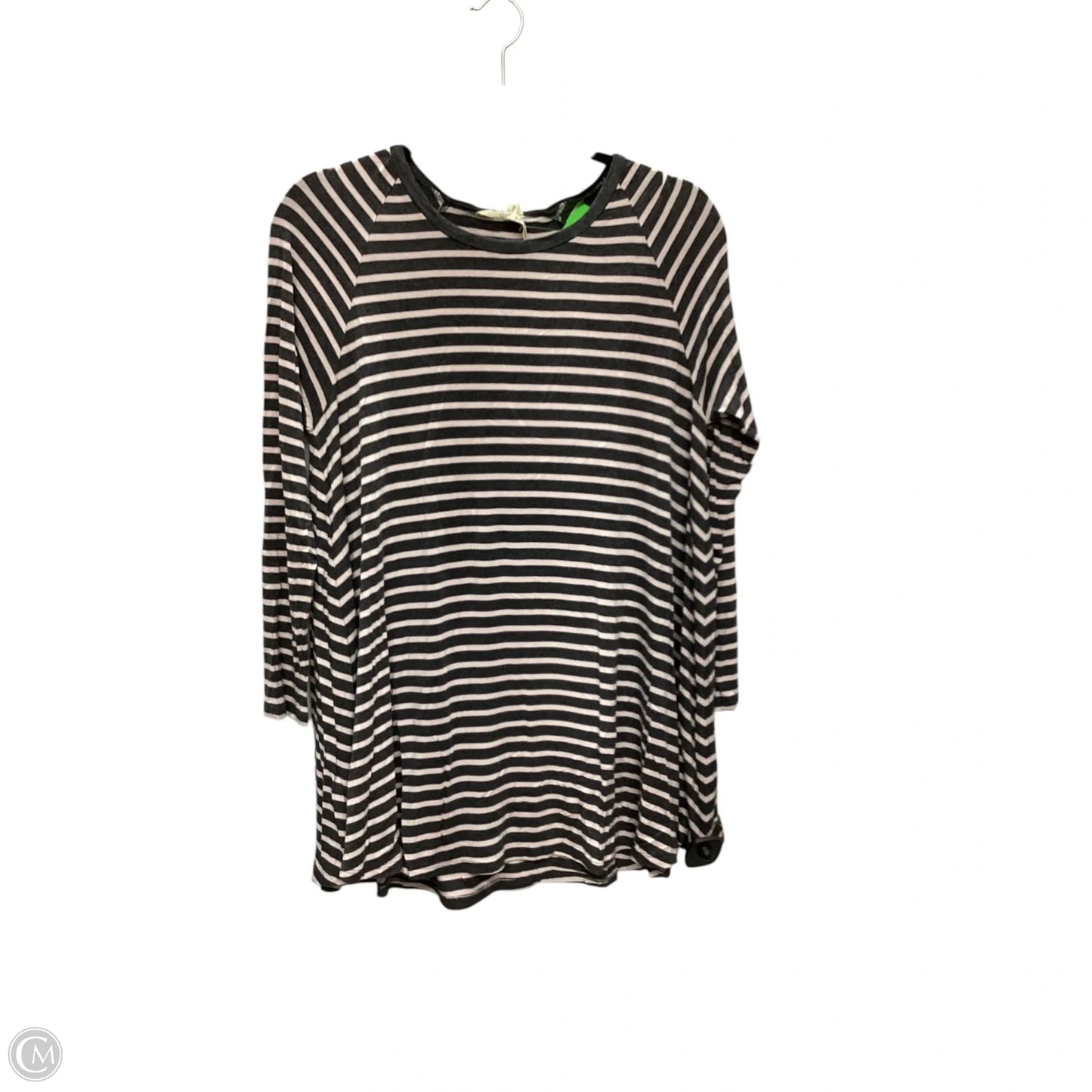 Top Long Sleeve By Matilda Jane In Grey & Pink, Size: M