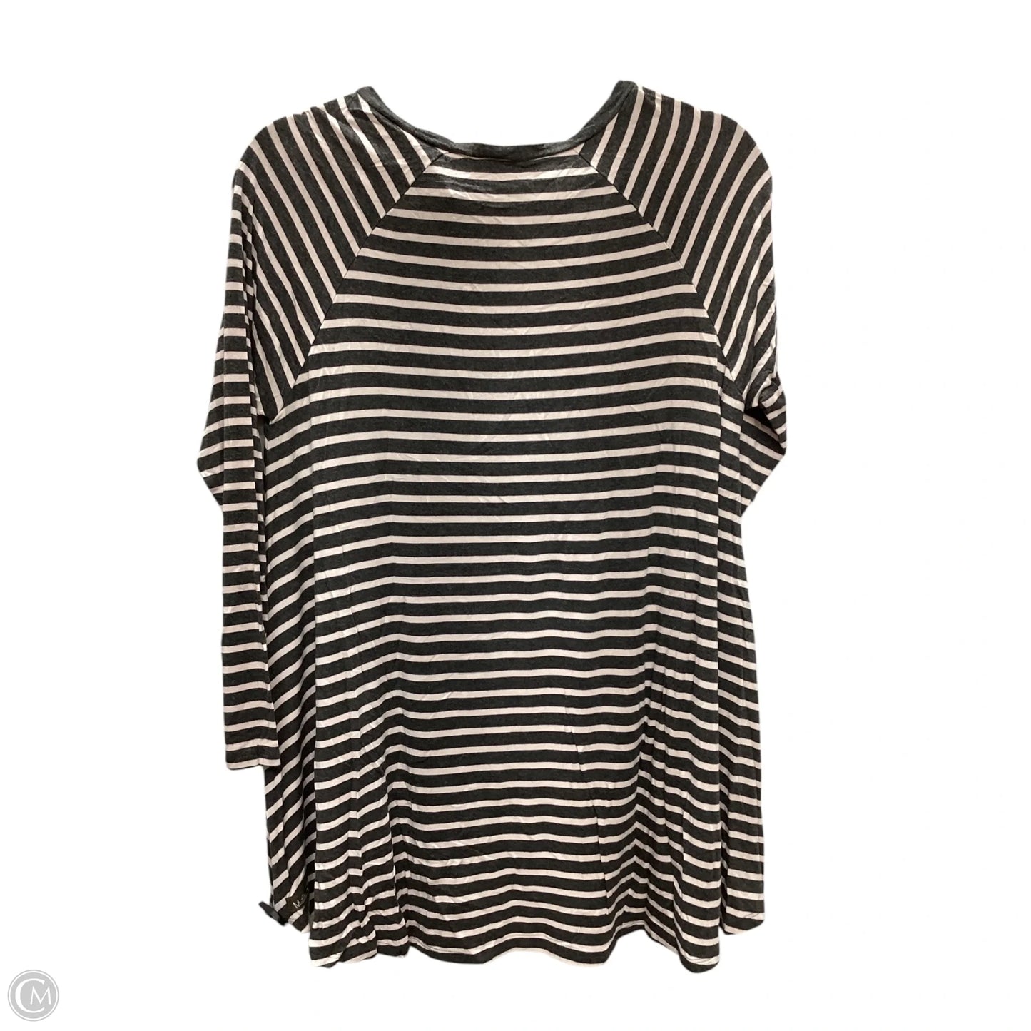 Top Long Sleeve By Matilda Jane In Grey & Pink, Size: M