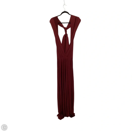 Dress Party Midi By Lulus In Red, Size: S