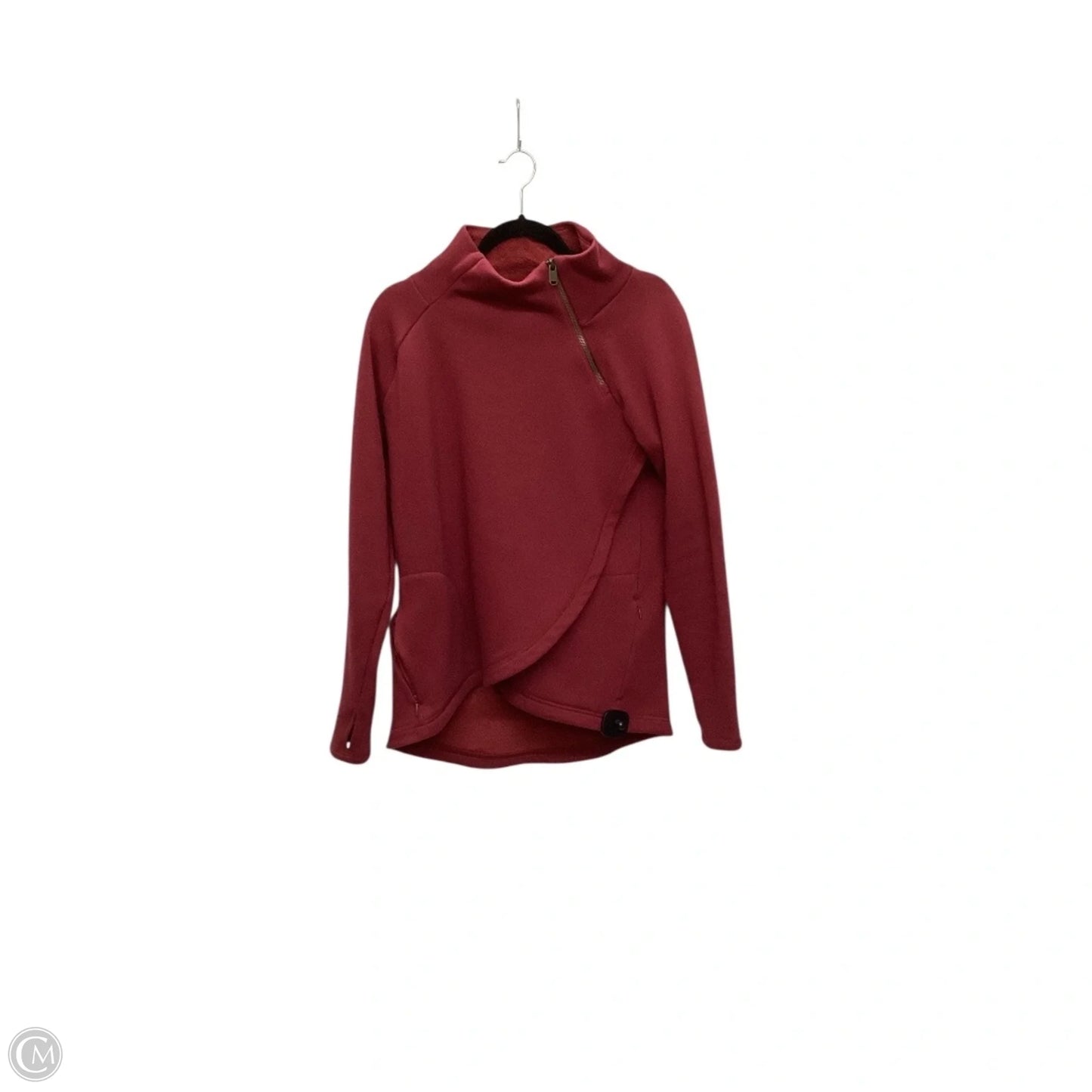 Athletic Sweatshirt Collar By Athleta In Red, Size: M