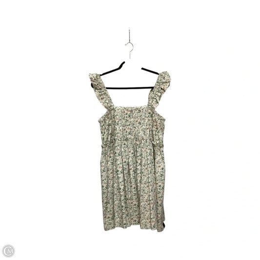 Dress Casual Short By Clothes Mentor In Floral Print, Size: L