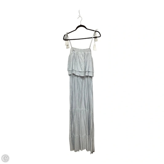 Dress Casual Maxi By Jack By Bb Dakota In Blue & White, Size: L