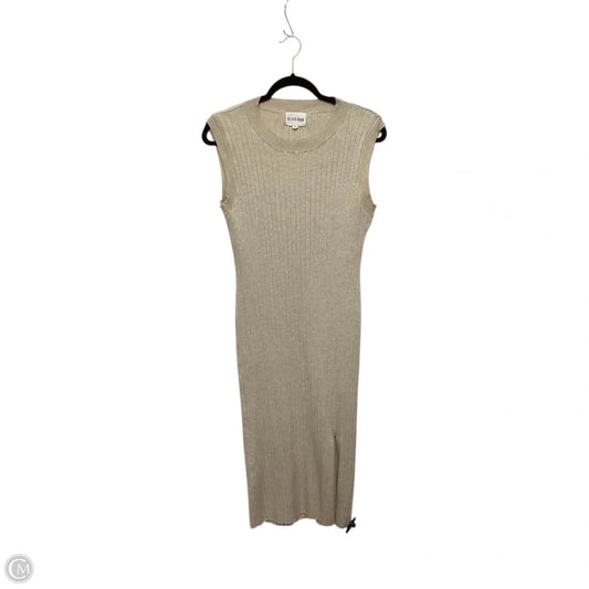 Dress Casual Midi By Olive And Oak In Tan, Size: Xl