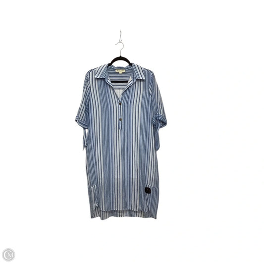 Dress Casual Midi By Indigo Rose In Blue, Size: L