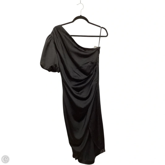 Dress Party Midi By Clothes Mentor In Black, Size: L