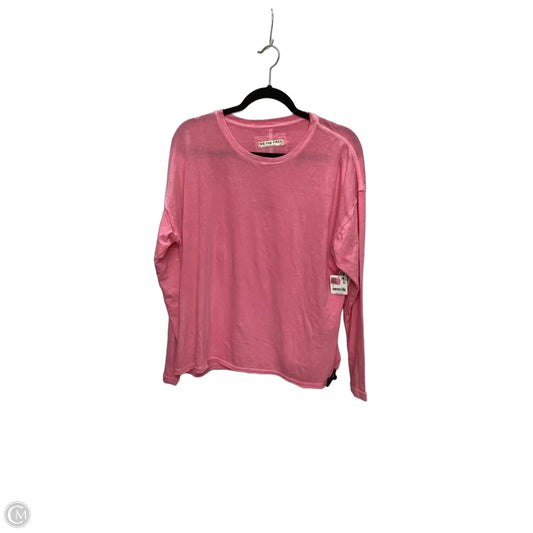 Top Long Sleeve By We The Free In Pink, Size: S