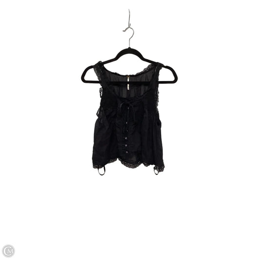 Blouse Sleeveless By Free People In Black, Size: M