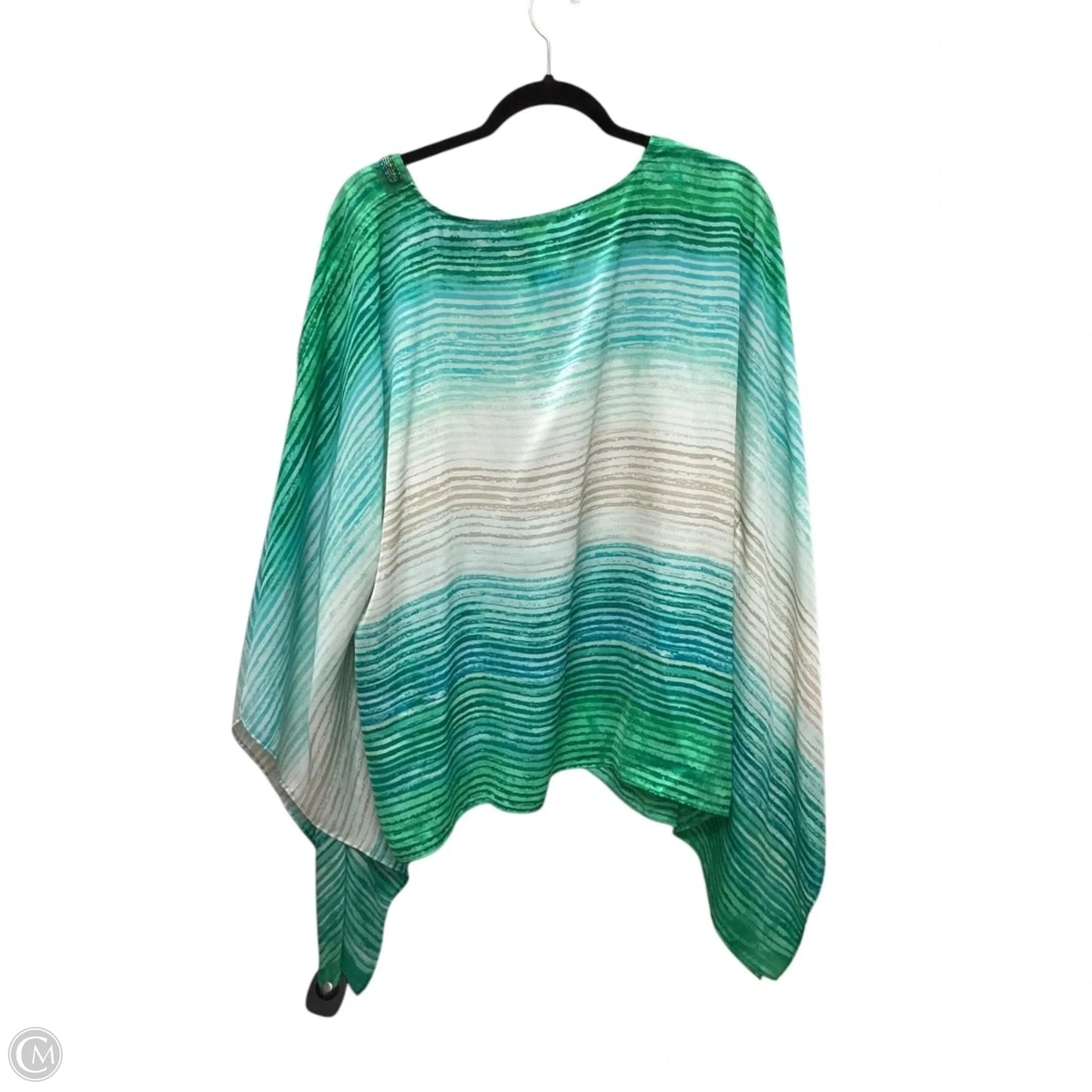 Top Short Sleeve By Chicos In Green, Size: S