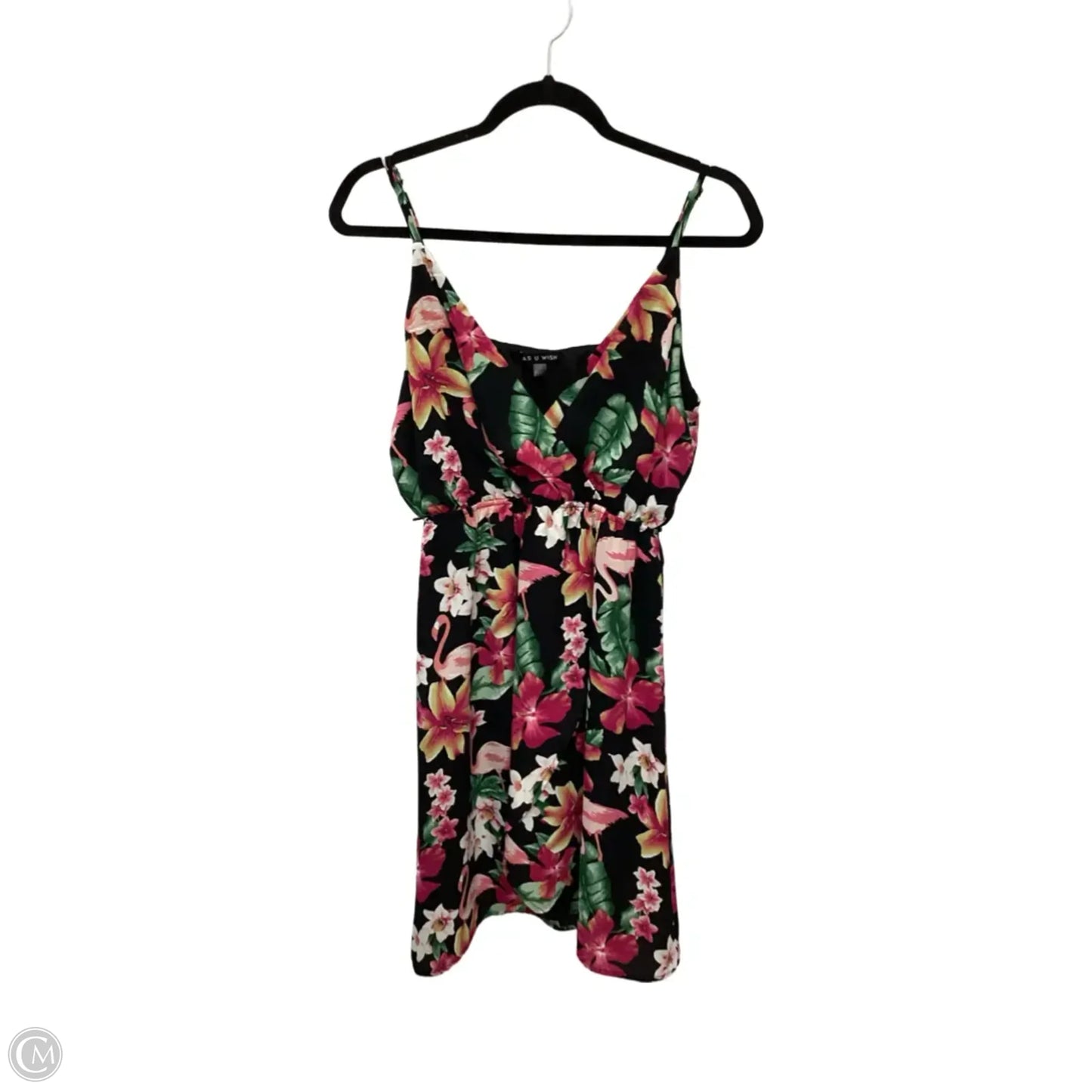 Dress Casual Short By As U Wish In Tropical Print, Size: S
