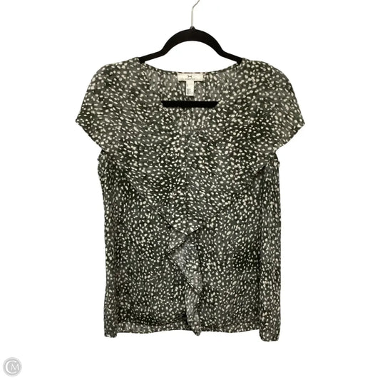 Blouse Designer By Halston In Grey, Size: S