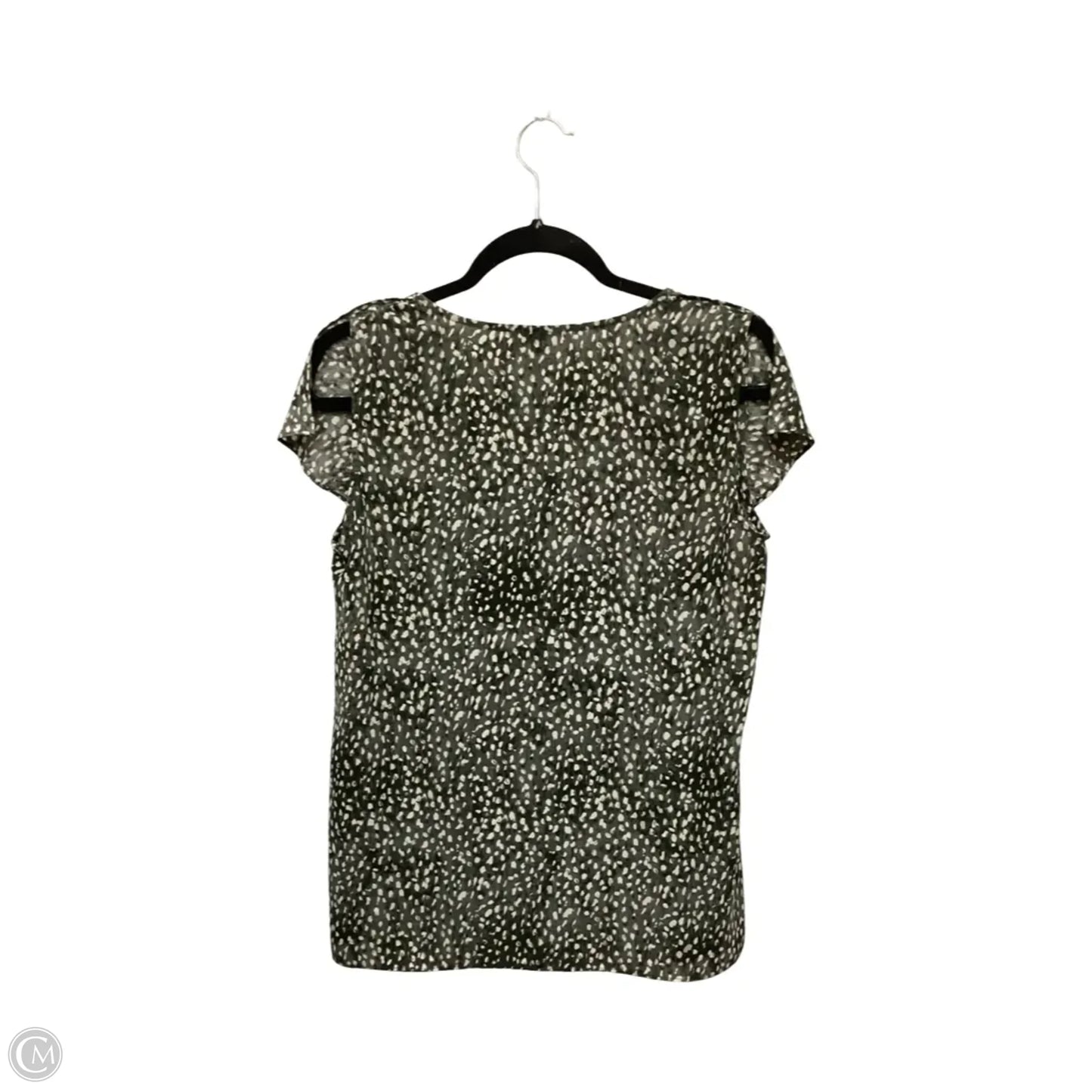 Blouse Designer By Halston In Grey, Size: S