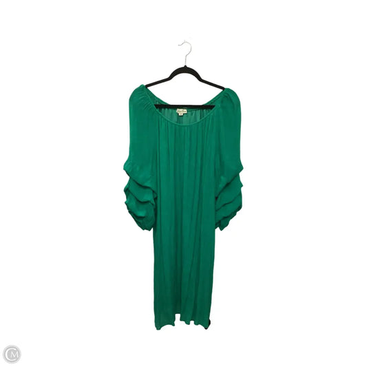 Dress Casual Midi By Indigo Rose In Green, Size: 3x