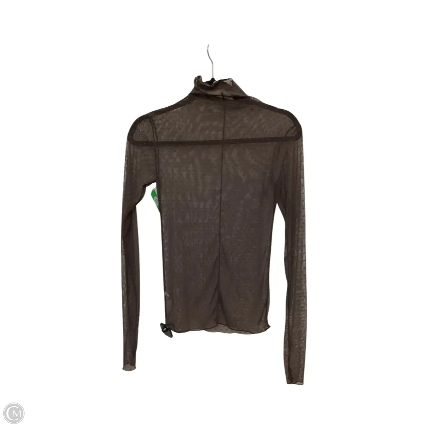 Blouse Long Sleeve By Free People In Brown, Size: S