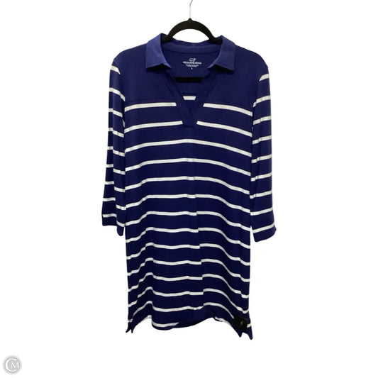 Dress Casual Short By Vineyard Vines In Blue, Size: L
