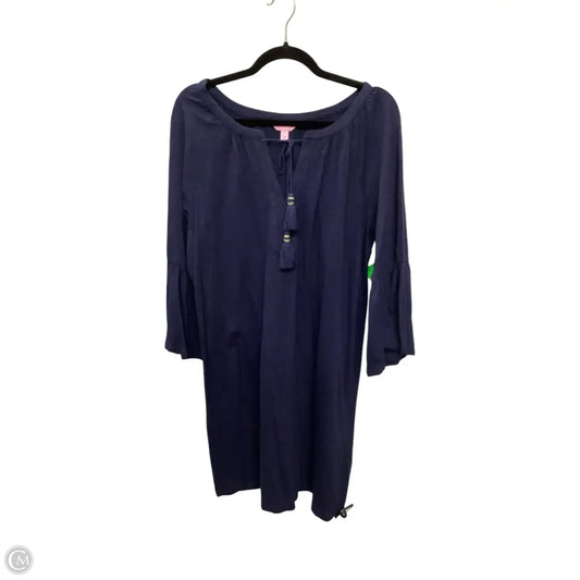 Dress Designer By Lilly Pulitzer In Blue, Size: L