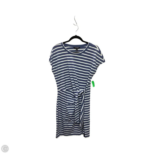 Dress Casual Short By Lauren By Ralph Lauren In Blue & White, Size: L