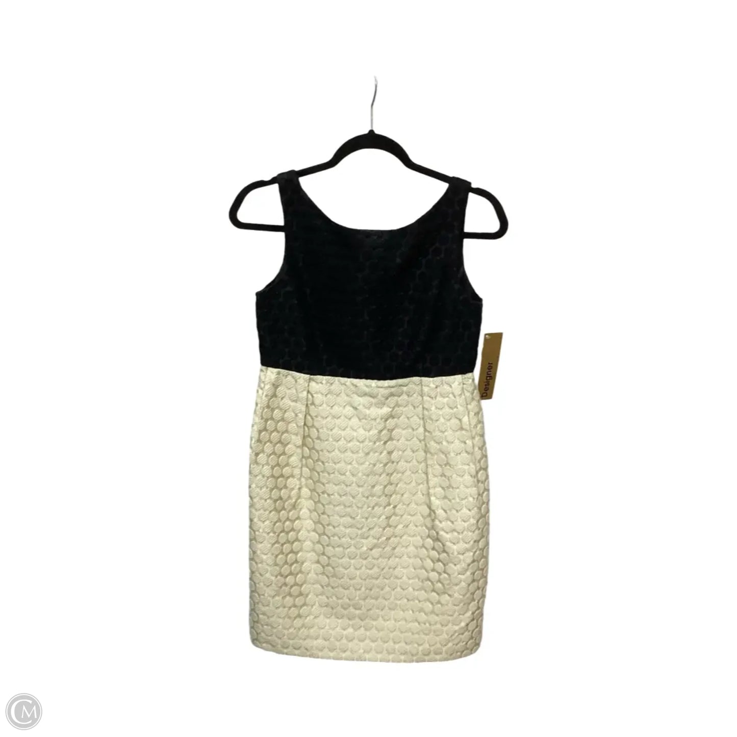 Dress Designer By Milly In Black & Cream, Size: 2