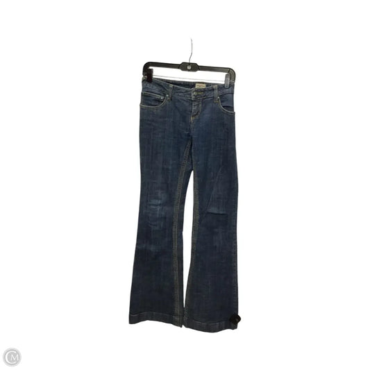 Jeans Flared By Free People In Blue Denim, Size: 6