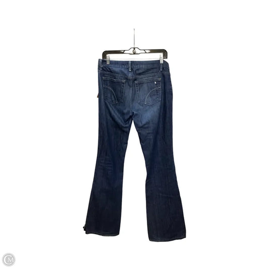 Designer Jeans Flared By Joes Jeans In Blue Denim, Size: 8
