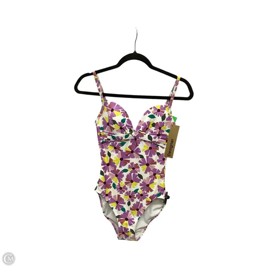 Swimsuit Designer By Kate Spade In Floral Print, Size: S