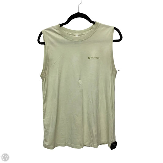 Athletic Tank Top By Lululemon In Green, Size: 6