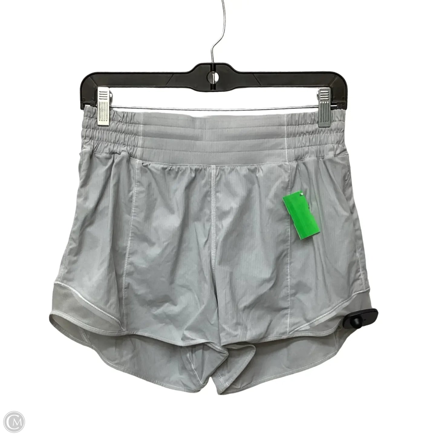 Athletic Shorts By Lululemon In Grey, Size: 8