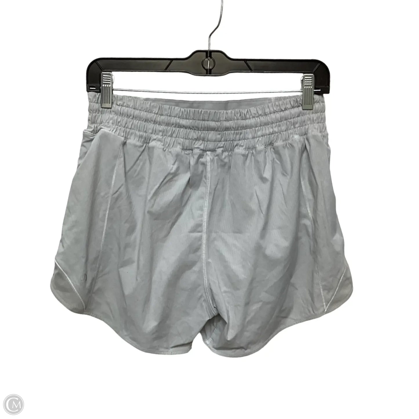 Athletic Shorts By Lululemon In Grey, Size: 8