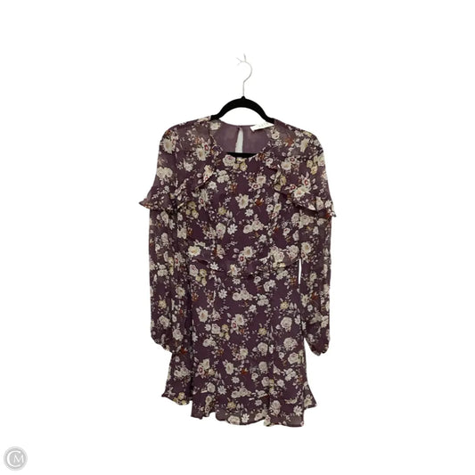 Designer Dress Casual Short By Astr The Label In Purple, Size: S