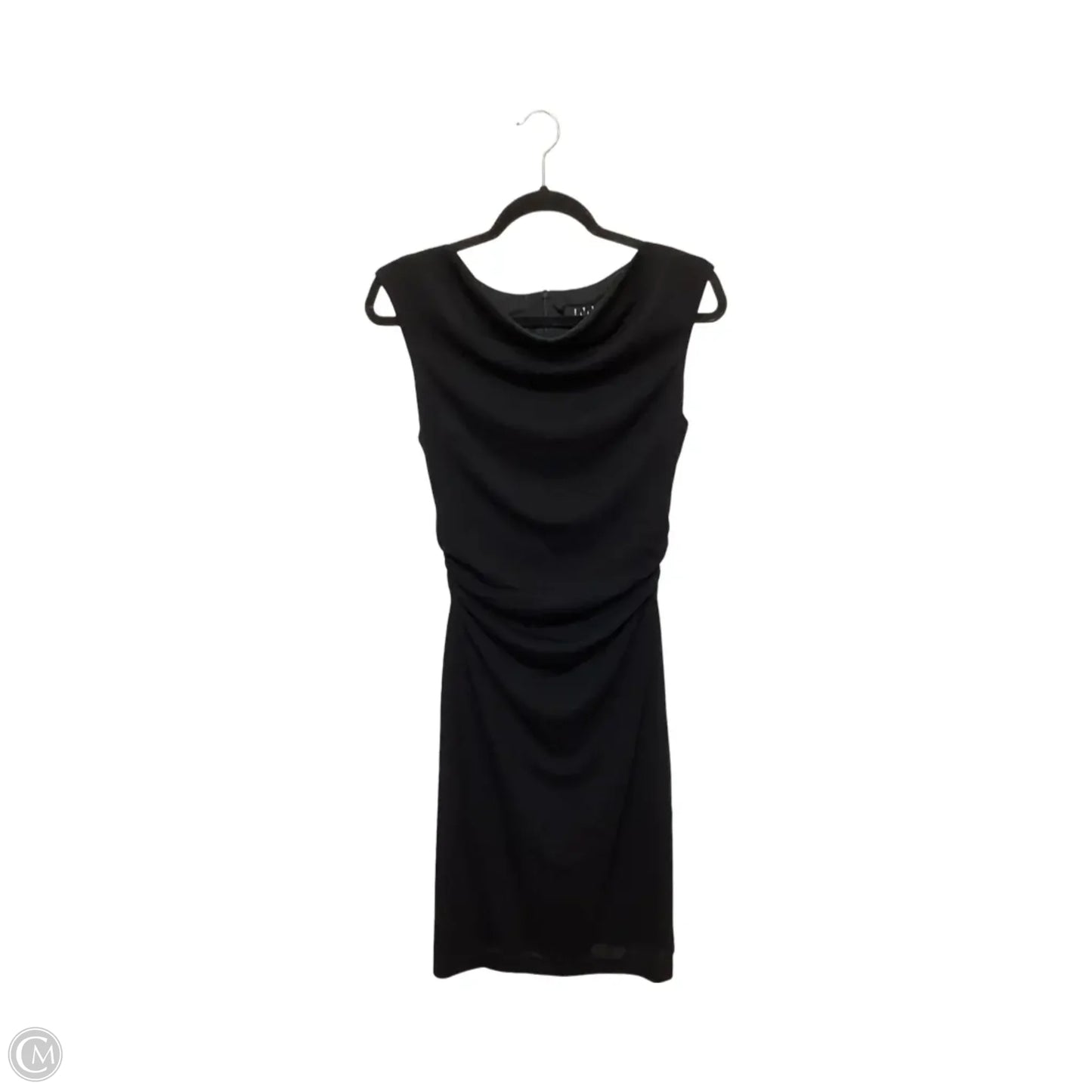 Designer Dress Party Midi By David Meister In Black, Size: 8
