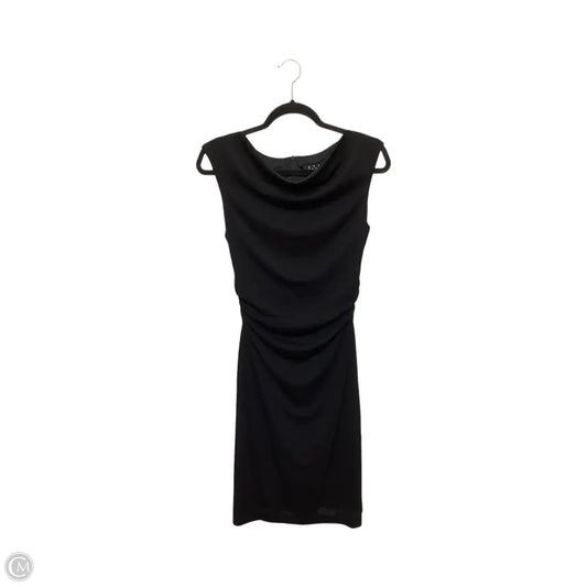 Designer Dress Party Midi By David Meister In Black, Size: 8