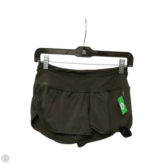 Athletic Shorts By Lululemon In Green, Size: 2