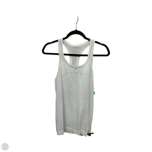 Athletic Tank Top By Lululemon In White, Size: 8